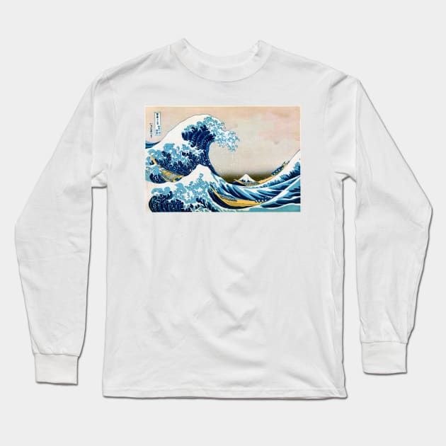 The Great Wave off Kanagawa (C008/9659) Long Sleeve T-Shirt by SciencePhoto